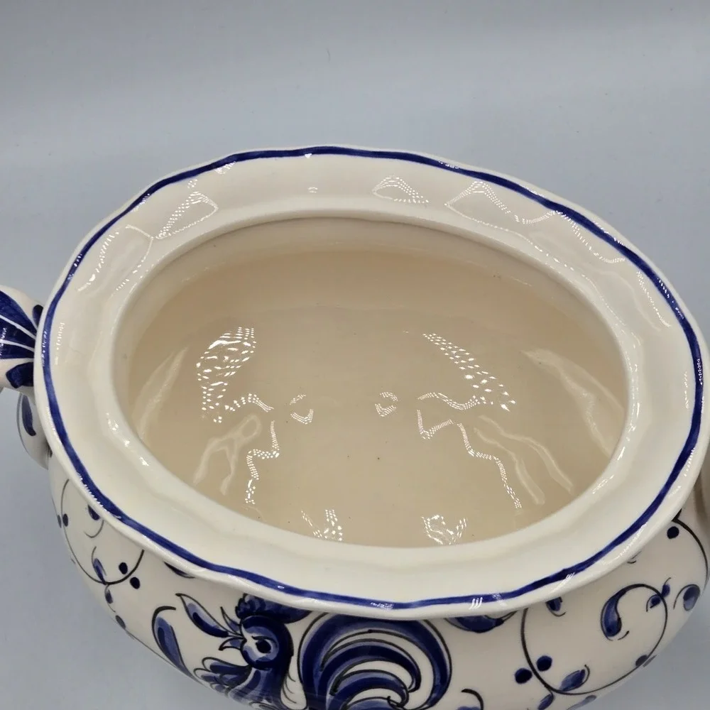VTG Anfora Agueda Portugal Hand Painted Porcelain 10